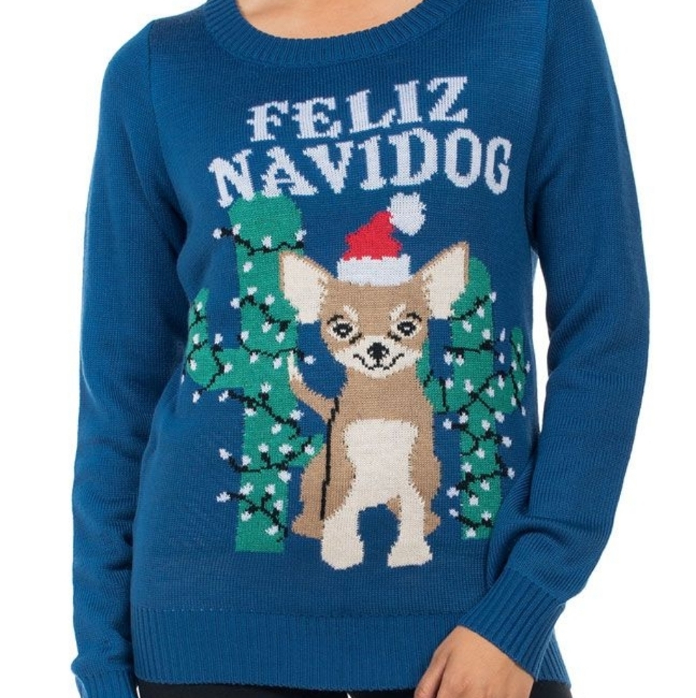 Feliz Navidog Ugly Christmas Sweater